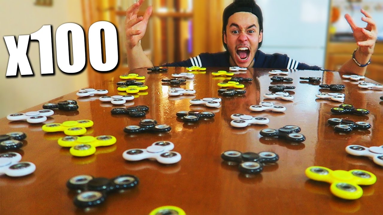 HACIENDO GIRAR 100 SPINNERS A LA VEZ!!! - TheGrefg