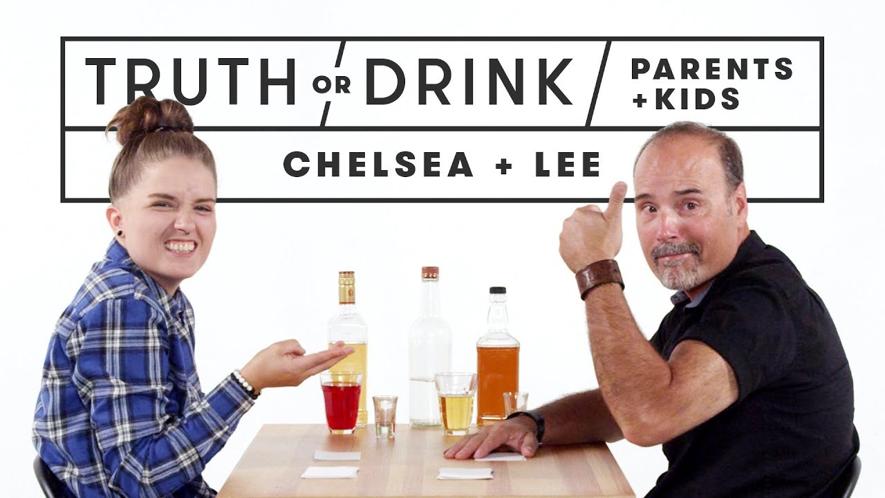 Parents & Kids Play Truth or Drink (Chelsea & Lee) | Truth or Drink | Cut
