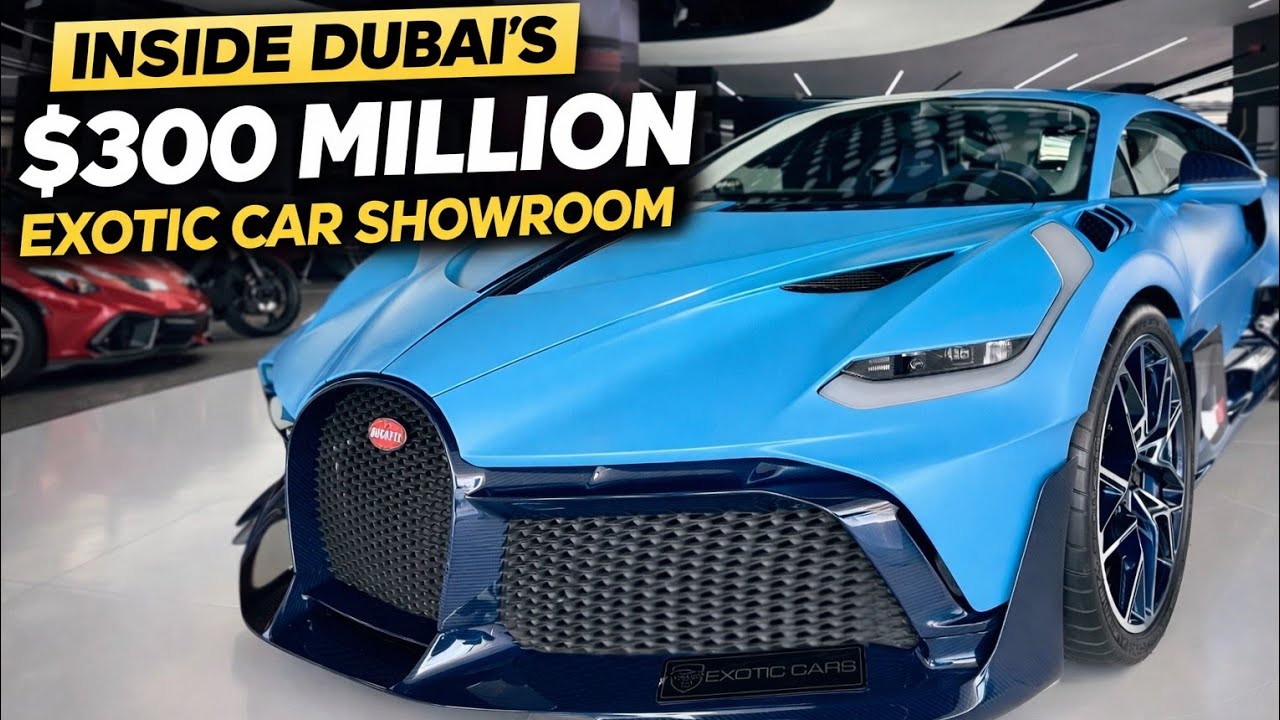 Inside Dubai’s $300 Million Exotic Car Showroom | Bugatti, Ferrari & Rare Hypercars