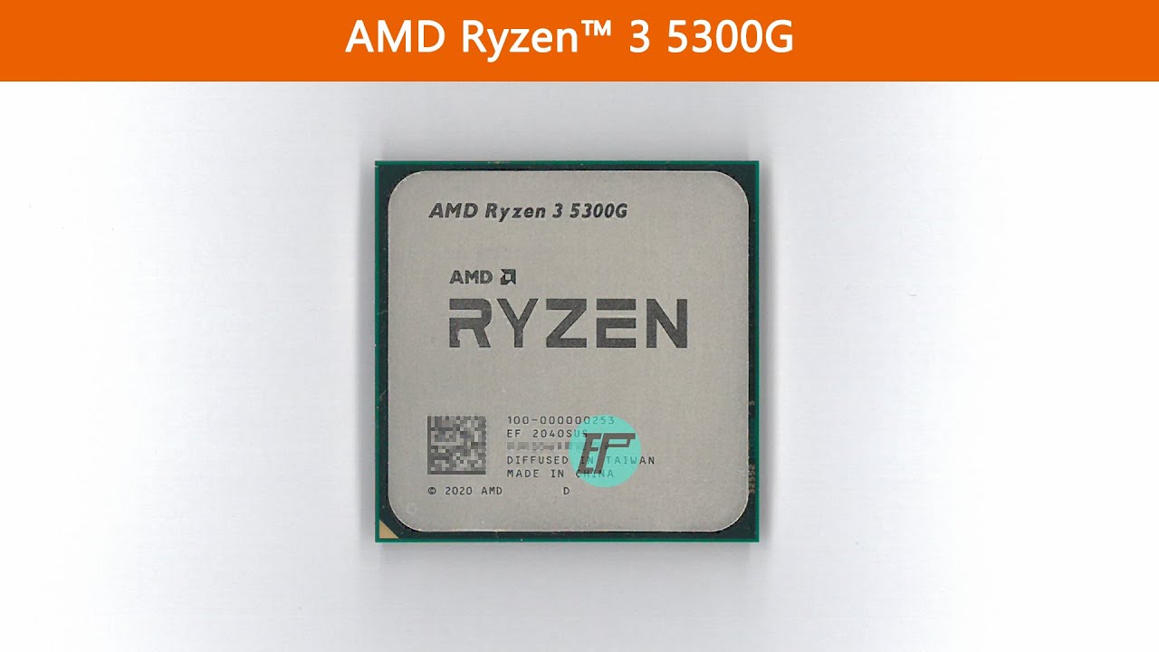 AMD Ryzen 3 5300G 4 Core CPU Brief Review
