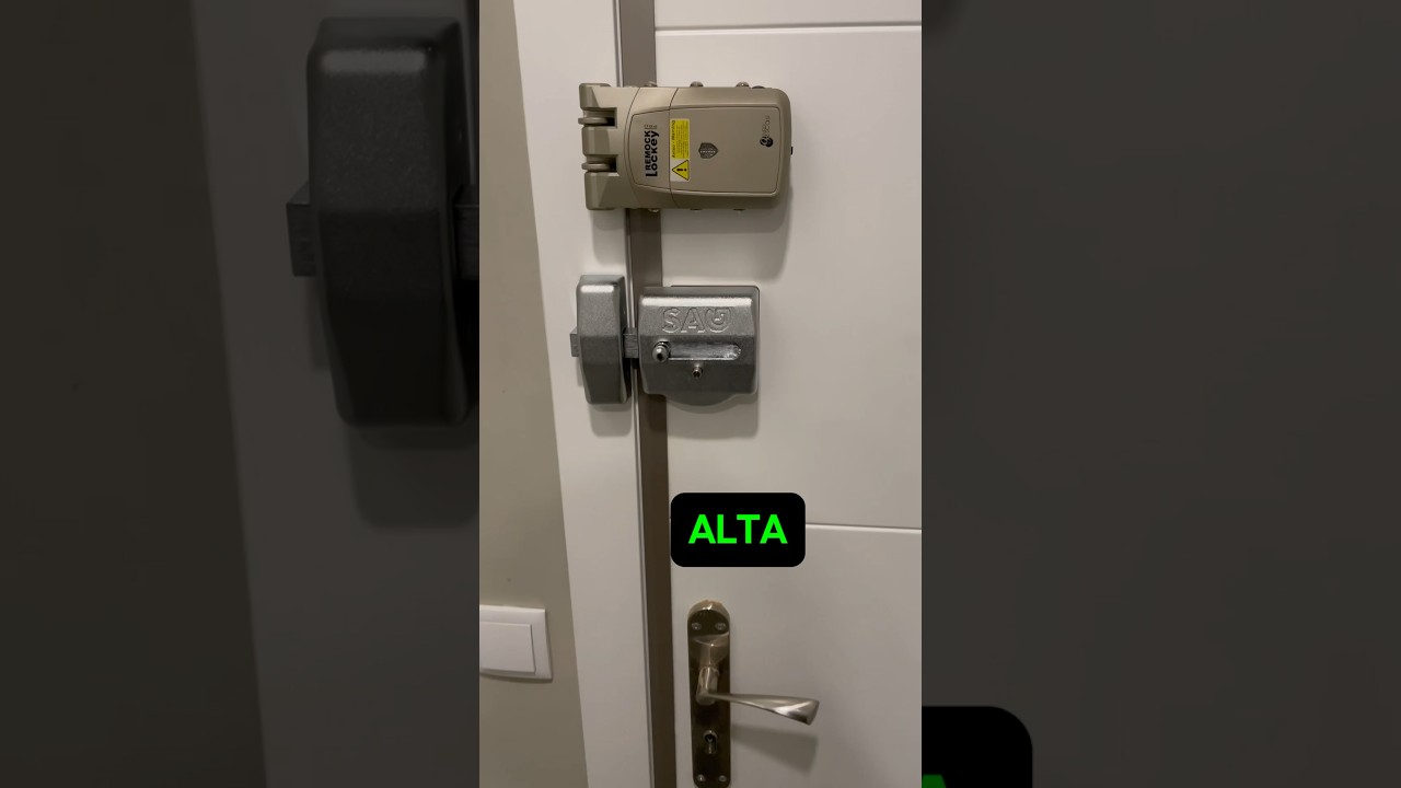 Cerrojo de alta seguridad 🔒 SAG EP40 #cerradura