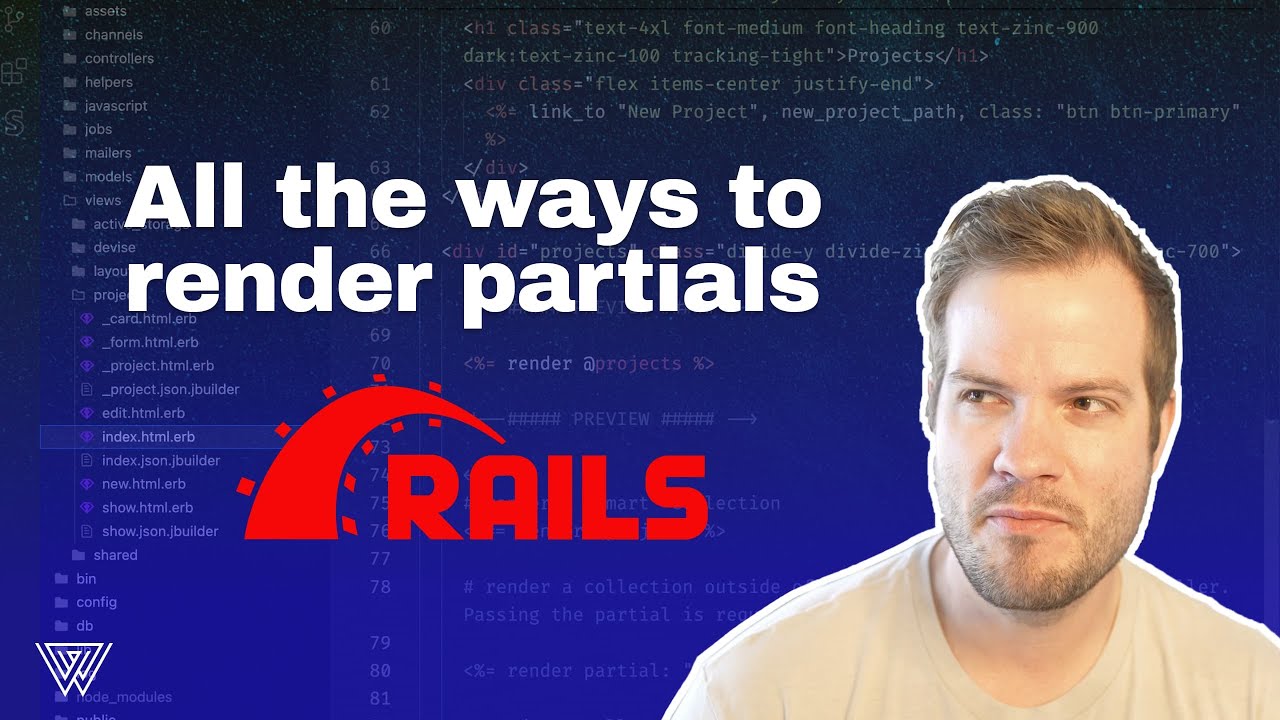 Все способы рендеринга частичных объектов в Rails