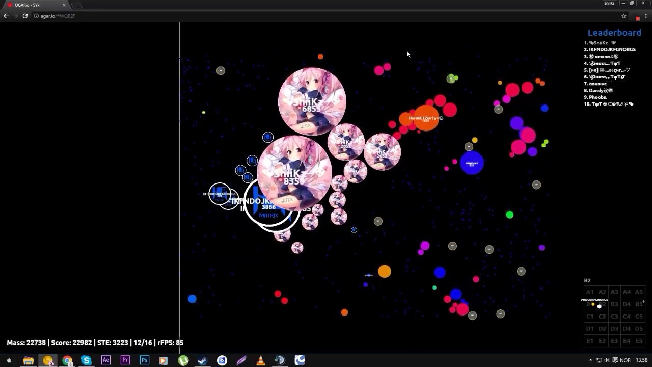 Agar.io - Matrix & SniiKz Random Server Takeover #60