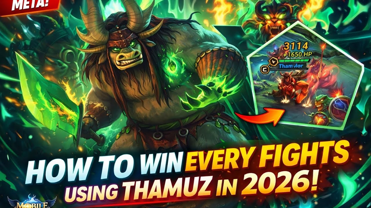 DOMINATE EVERY GAME WITH THAMUZ..🤯!!! - EXP & JUNGLE GUIDE IN JUST 2 MINUTES (2026) 😱🔥 