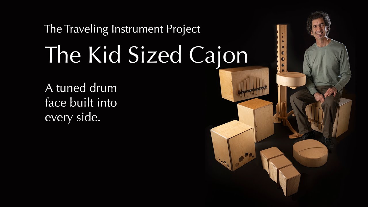 Kid Sized Cajon by Small Drum Revolution Played by Fabian Hevia