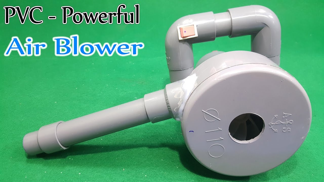 How to Make Powerful 12volt Air Blower Using 775 Motor and PVC Pipe