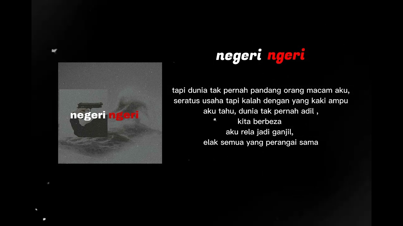 syameer - NEGERI NGERI [LIRIK VIDEO] prod by vishnu