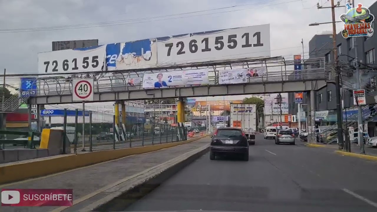 Saliendo de Naucalpan El Molinito hacia La Alcaldia GAM CDMX INDIOS VERDES x VIA RAPIDA EJE CENTRAL