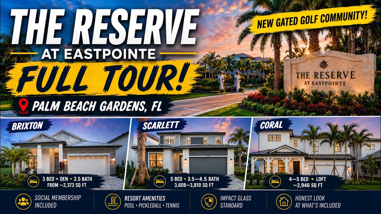 The Reserve at Eastpointe by DiVosta | Palm Beach Gardens Tour
