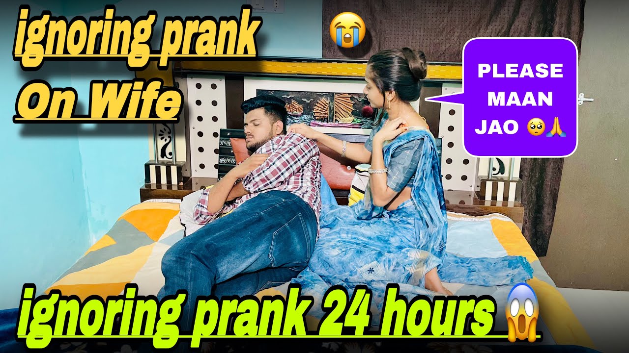 IGNORING PRANK BECOME ROMANTIC PRANK 😂 24 HOURS PRANK ON WIFE 😜 || @ASHUFUNCLUBS45 #comedy