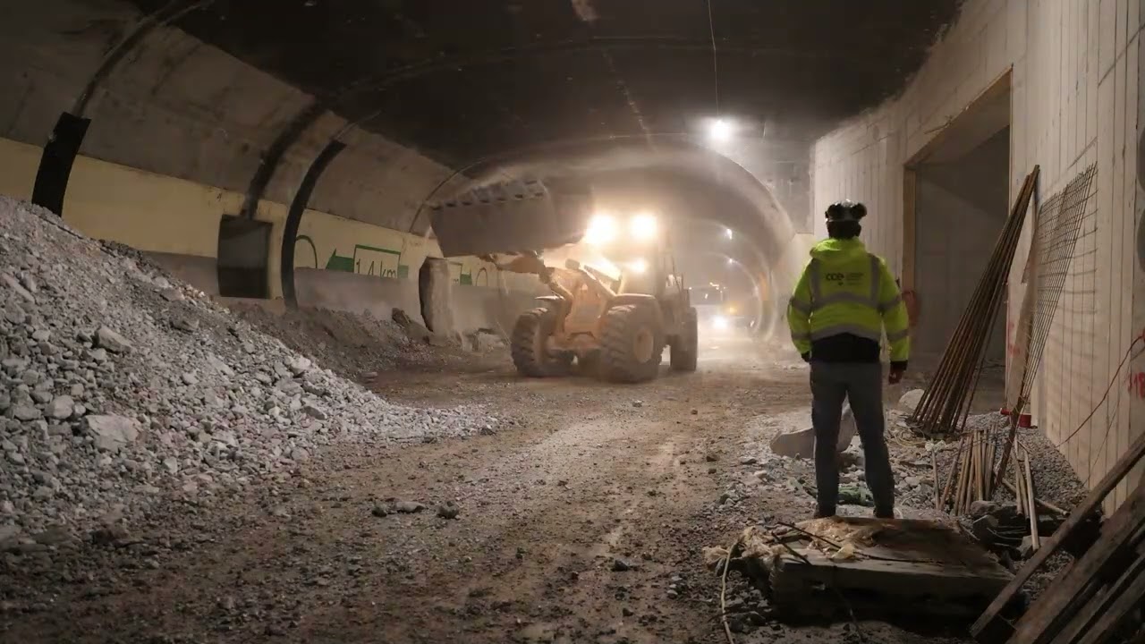 A 10 Tunnelsanierung: Arbeiten laufen 24/7 im Mehrschichtbetrieb