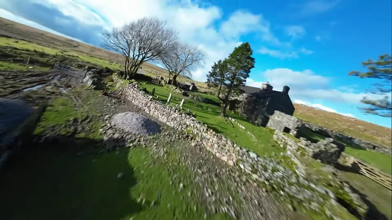Cinematic at Ditsworthy Warren House film location of Spielberg's War Horses #fpv #drone #fpvdrone 
