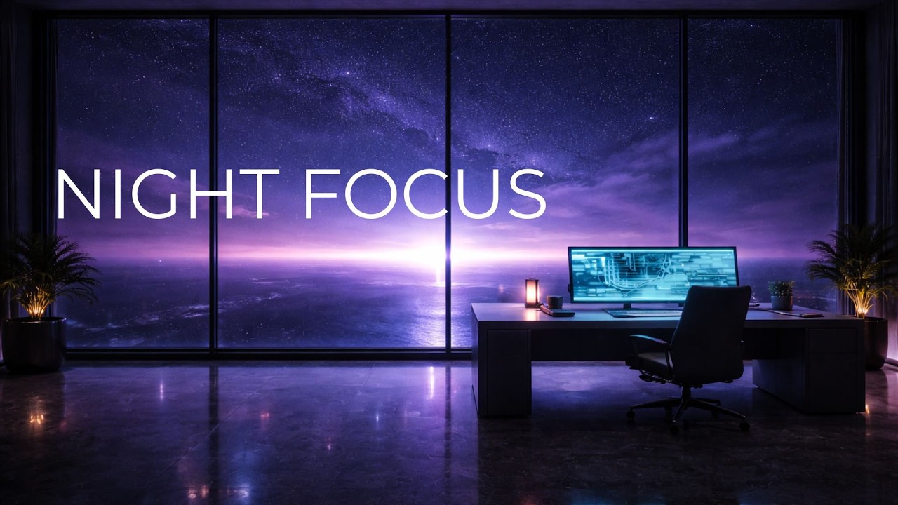 Night Focus Mix 🌙 Chill EDM for Late Work & Productivity