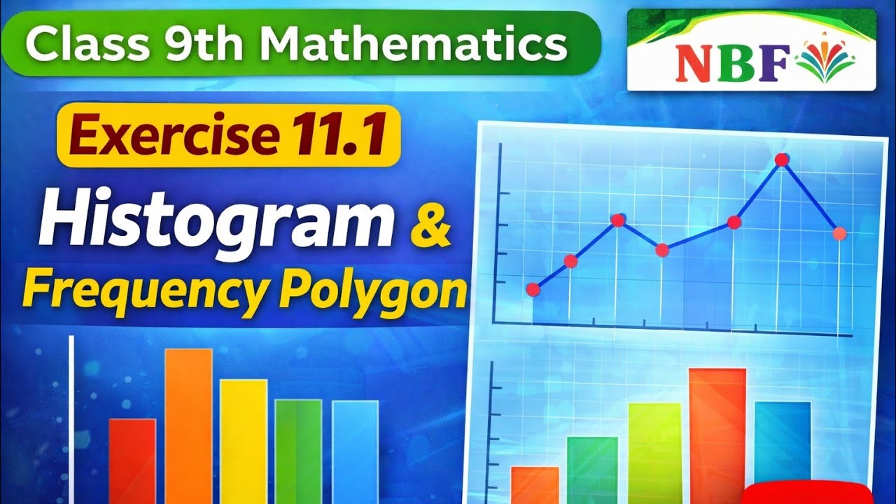 Class 9 Mathematics NBF | Exercise 11.1 | Histogram & Frequency Polygon | Complete Explanation