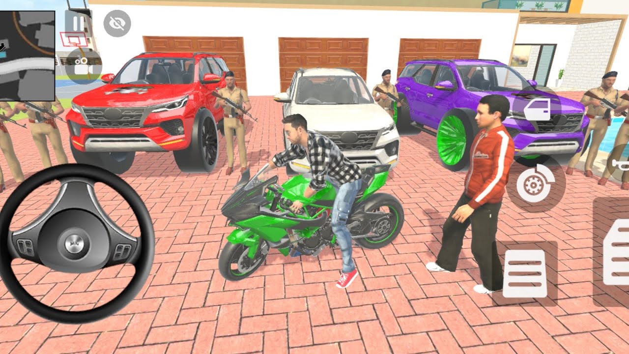 💥Franklin Papaji ko 1️⃣ fully modified Fortuner gift diya in 🇮🇳Indian Theft Auto Simulator 🎮