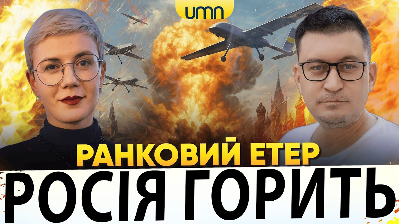 ДРОНИ ЗАПАЛИЛИ рф | ПРИЛІТ ПО ЗАПОРІЖЖЮ І КРИВОМУ РОГУ | Ранковий Етер | Олександр Чиж, Ірина Бало
