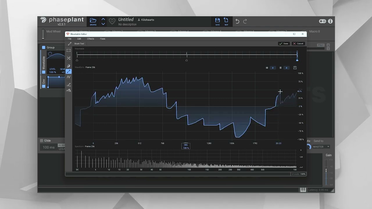 4.3.1 Wavetable Editor &ndash; Beginner's Guide to Phase Plant