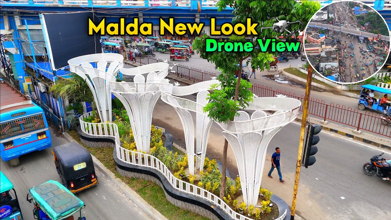 Malda New Look Drone View 🤩 Malda drone Video | Sujapur TV