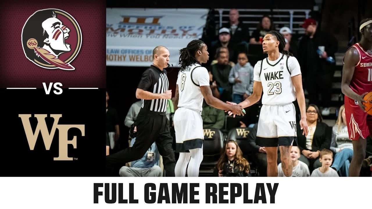 Florida State vs. Wake Forest Full Game Replay | 2024-25 ACC Men's Basketball