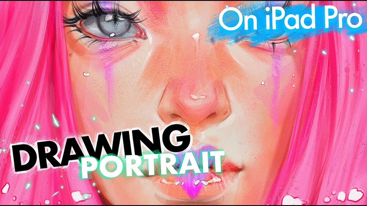PAINTING PROCESS on iPad Pro by BLUESSSATAN. Procreate app.