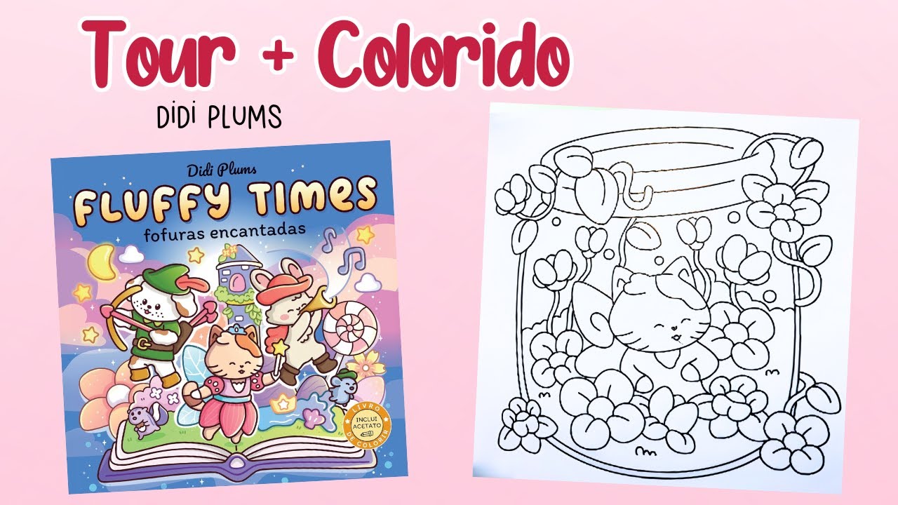 PINTANDO FOFURAS ENCANTADAS | DIDI PLUMS | EFEITO VIDRO | TOUR + COLORIDO | PINTE COMIGO