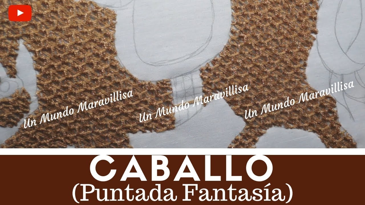[Puntada Fantasía] CABALLO | Un Mundo Maravillisa