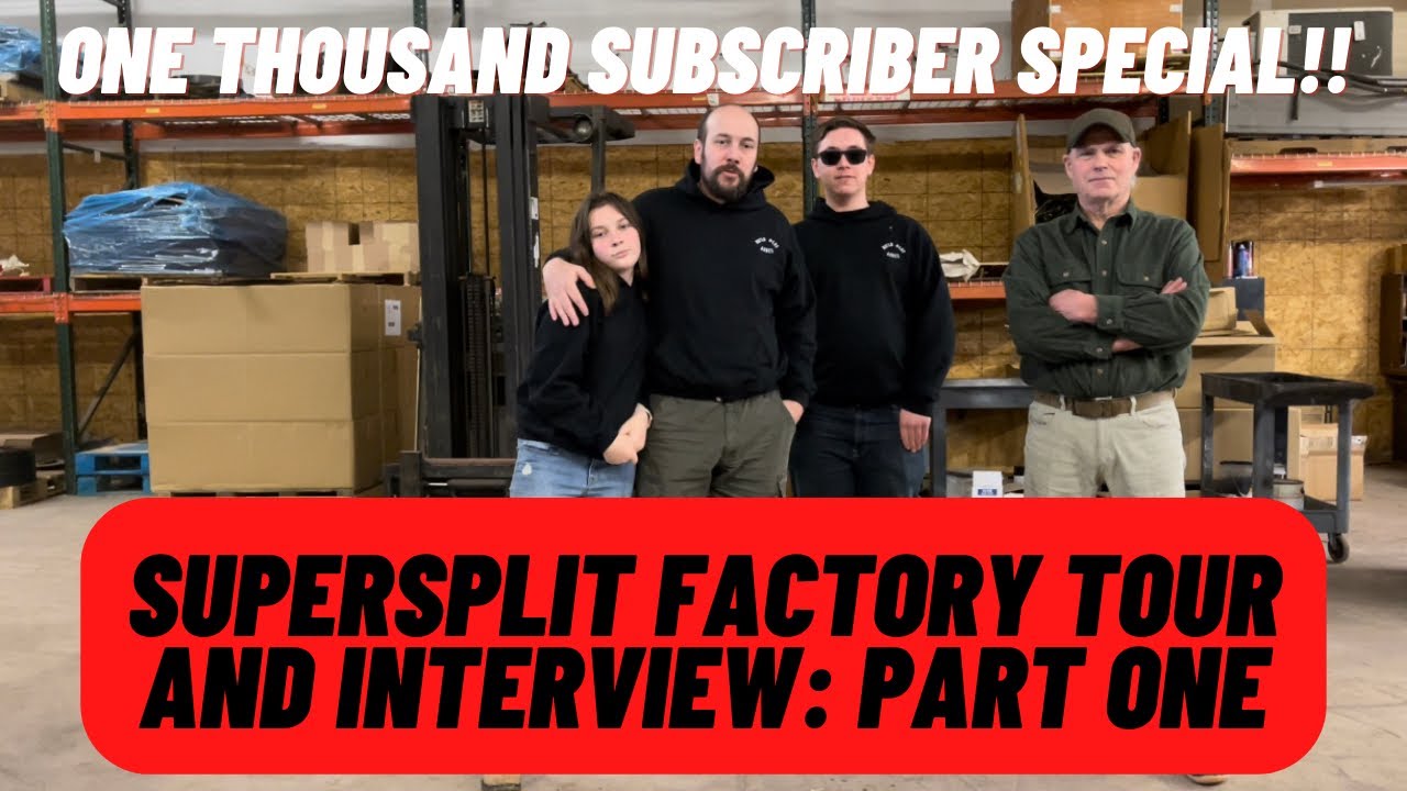 SuperSplitter factory tour and owner interview!!!