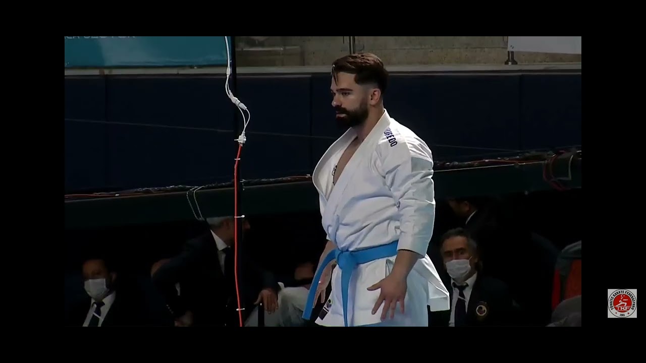 Ali Sofuoglu kata Kanku sho vs Emre Vefa Goktas kata Kanku Sho. Turkish karate nationals 2022.