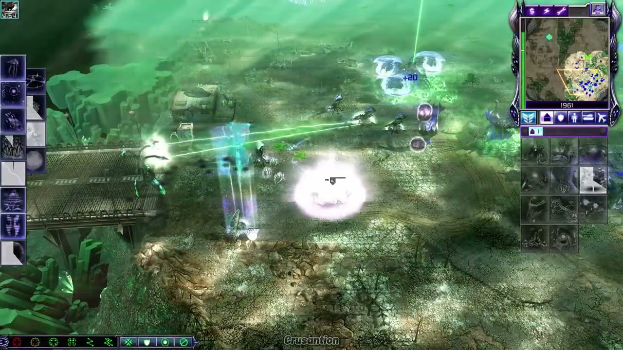 CNC 3 KW Tiberium Insanity v3.3 Scrin vs 2 Brutal AIs - Balanced (Scrin)