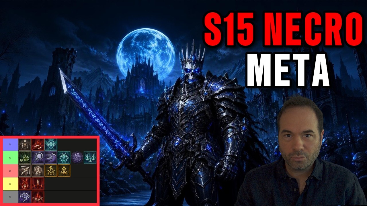 S15 BEST NECRO BUILDS META TIER LIST | Diablo 4 Season 15 Necromancer Guide SKULM #skulm