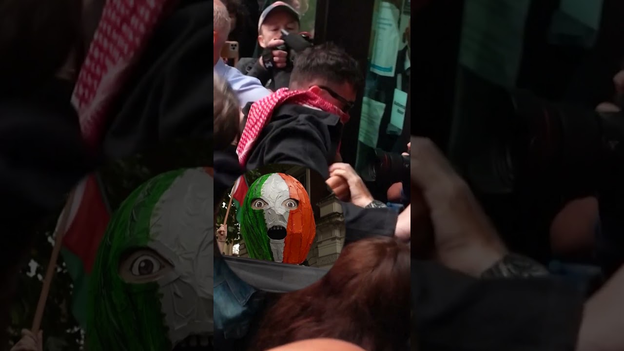 A Kneecap rapper accused of waving a Hezbollah flag at a gig has appeared before in court