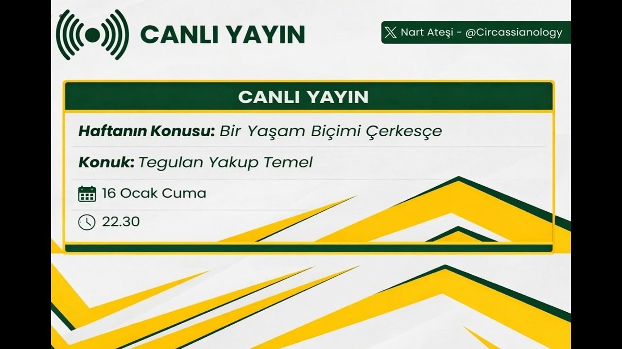 Bir Yaşam Biçimi Çerkesçe