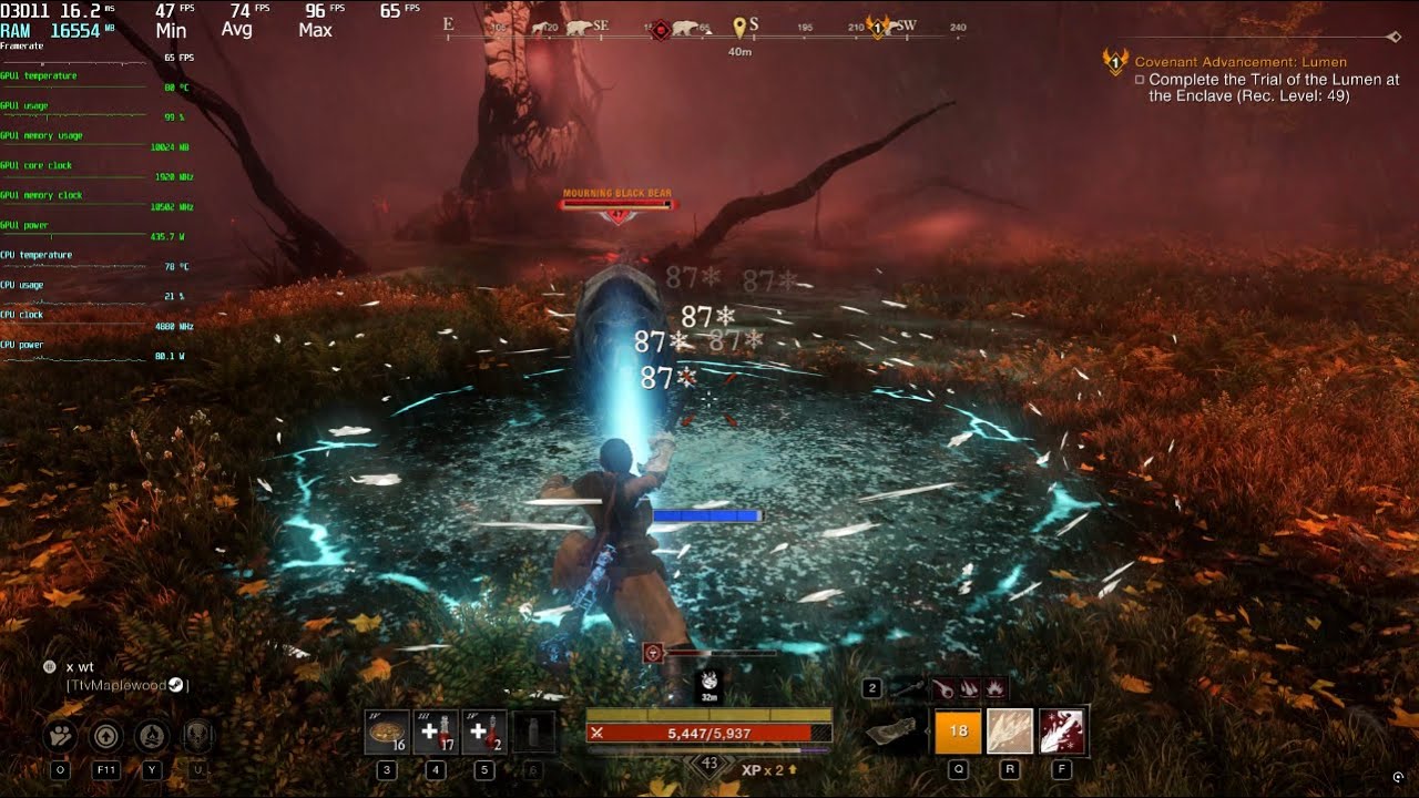 New World : Aeternum | 4Kᵁᴴᴰ | RTX 3090 Ti | i9 12900K | Ultra Settings | Performance