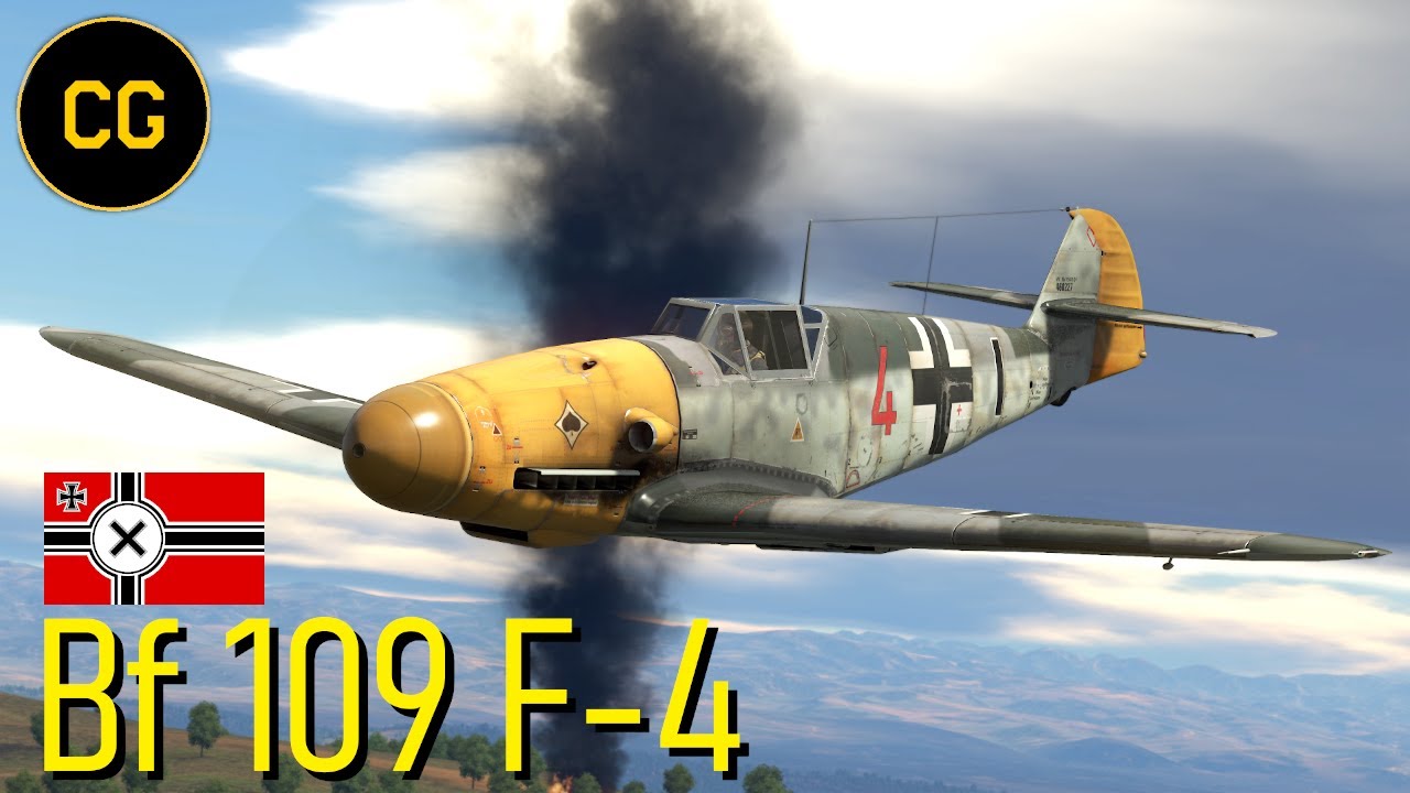 War Thunder — Bf109 F-4 — 4 Kills