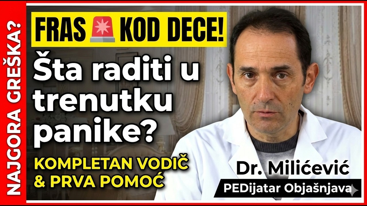 FRAS (Febrilne konvulzije): Prva pomoć i postupak korak po korak | Dr Milićević