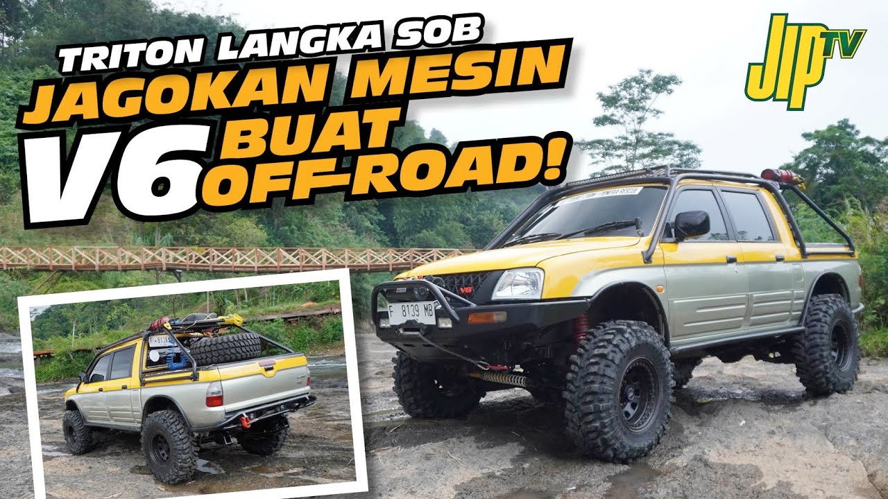 Double Cabin Langka Nih, Mitsubishi Triton L200 Mesin V6 Sob! | JIP TV | Modifikasi Mobil