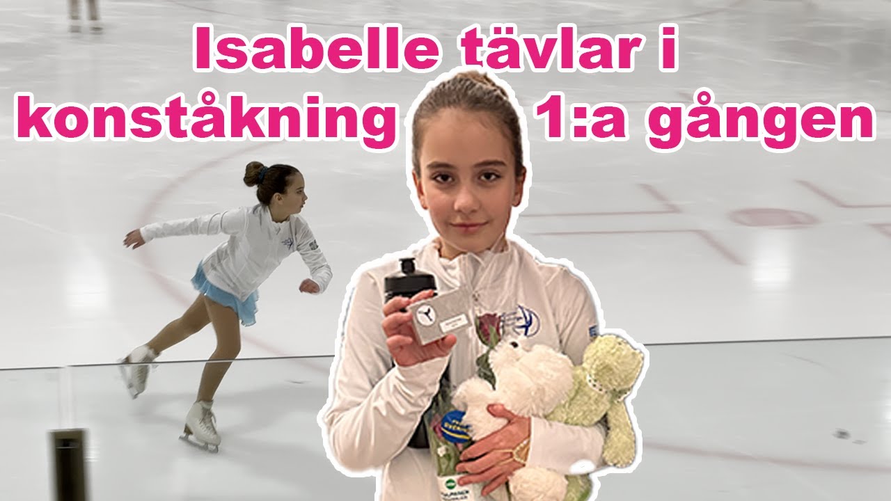 Isabelle tävlar i konståkning - stjärntävling