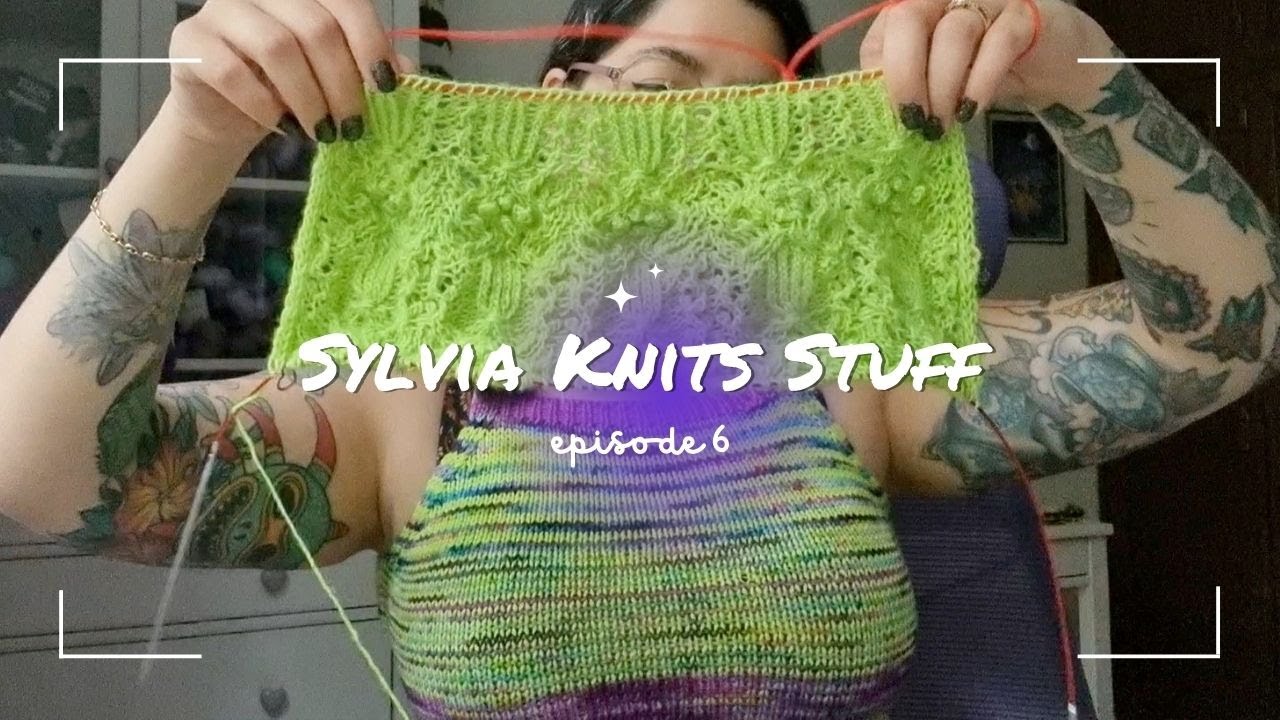 Sylvia Knits Stuff No. 6 - Summer-top-a-palooza, the importance of needle material & Olympics vlog