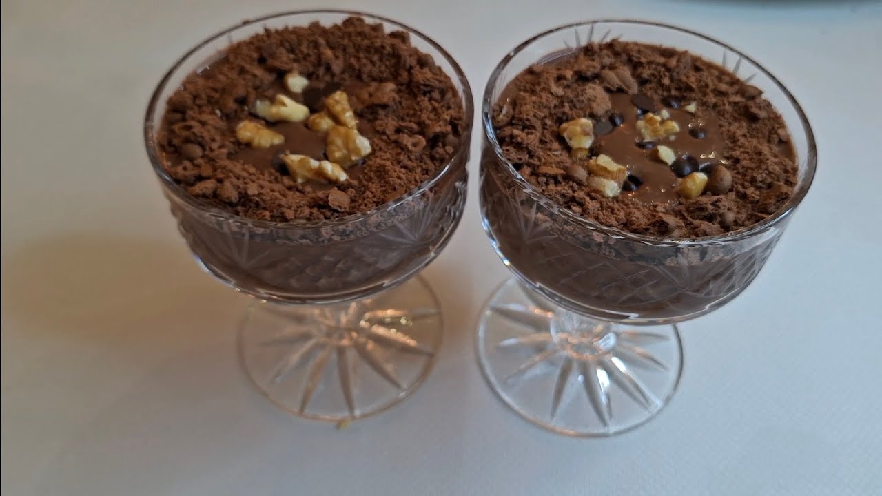 3 - Ingredient Chocolate Dessert in Just 3 Minutes !
