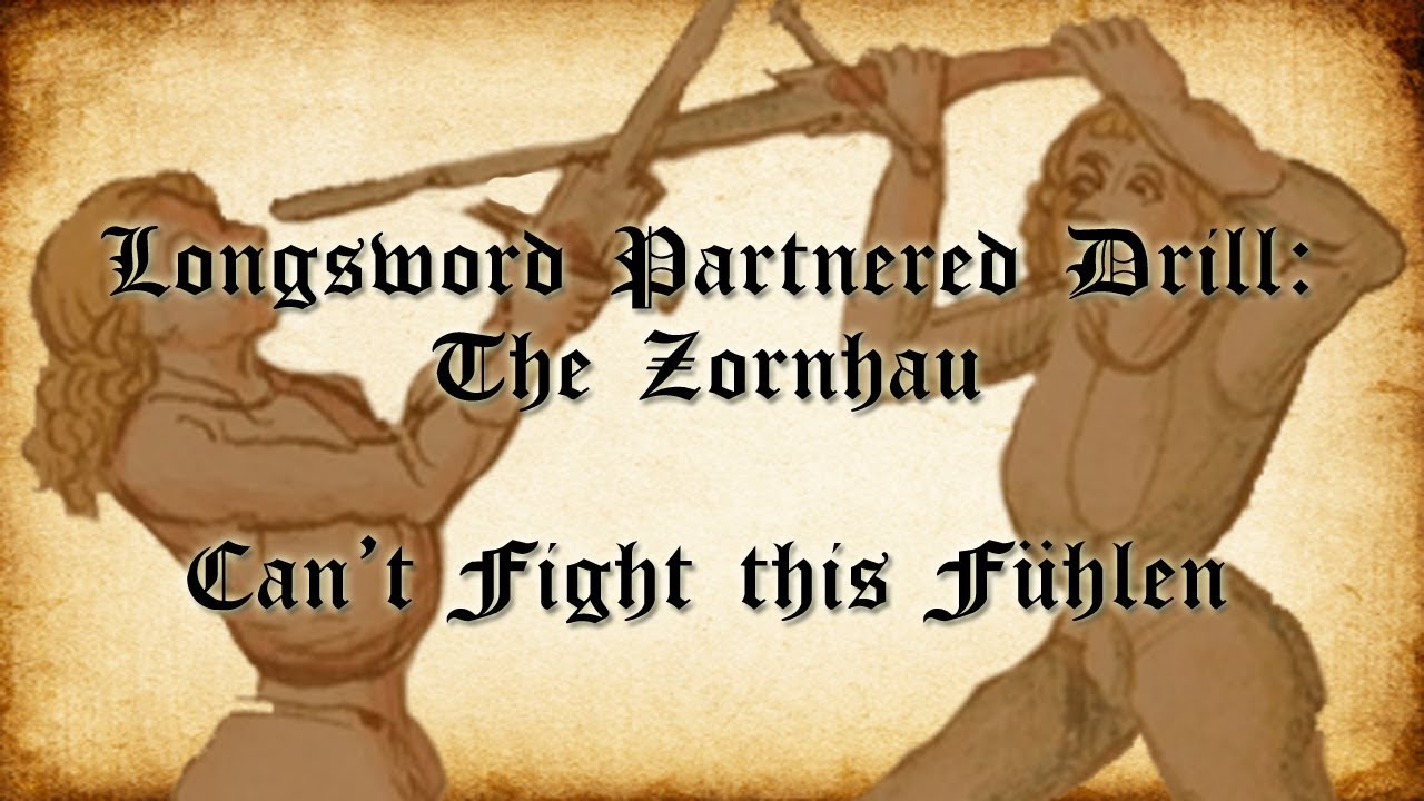 Longsword Partnered Drills: Zornhau