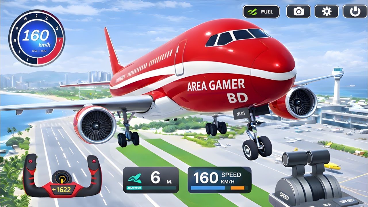 Sky Pilot 3D – Airplane Flight Simulator (Android Gameplay)