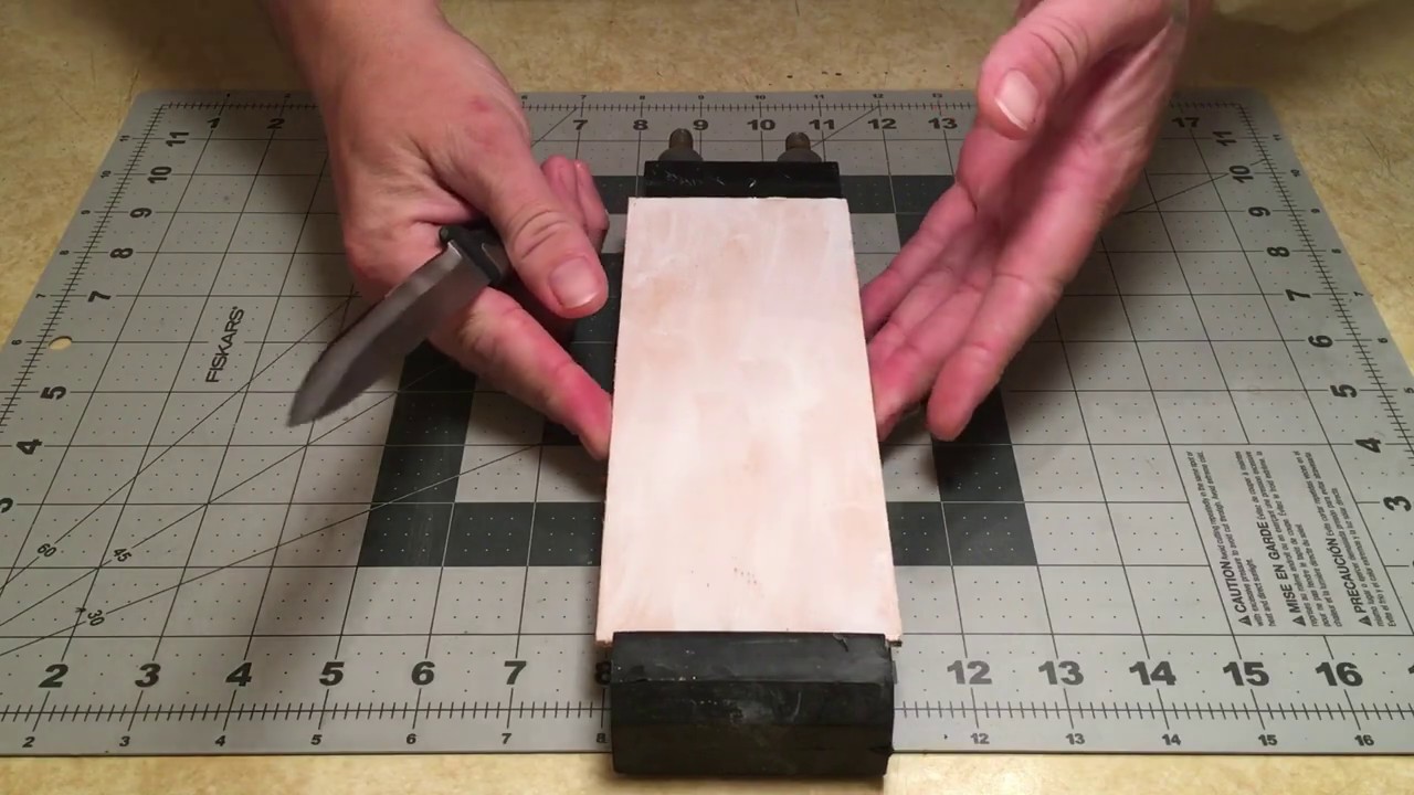 Loading strops with metal polish
