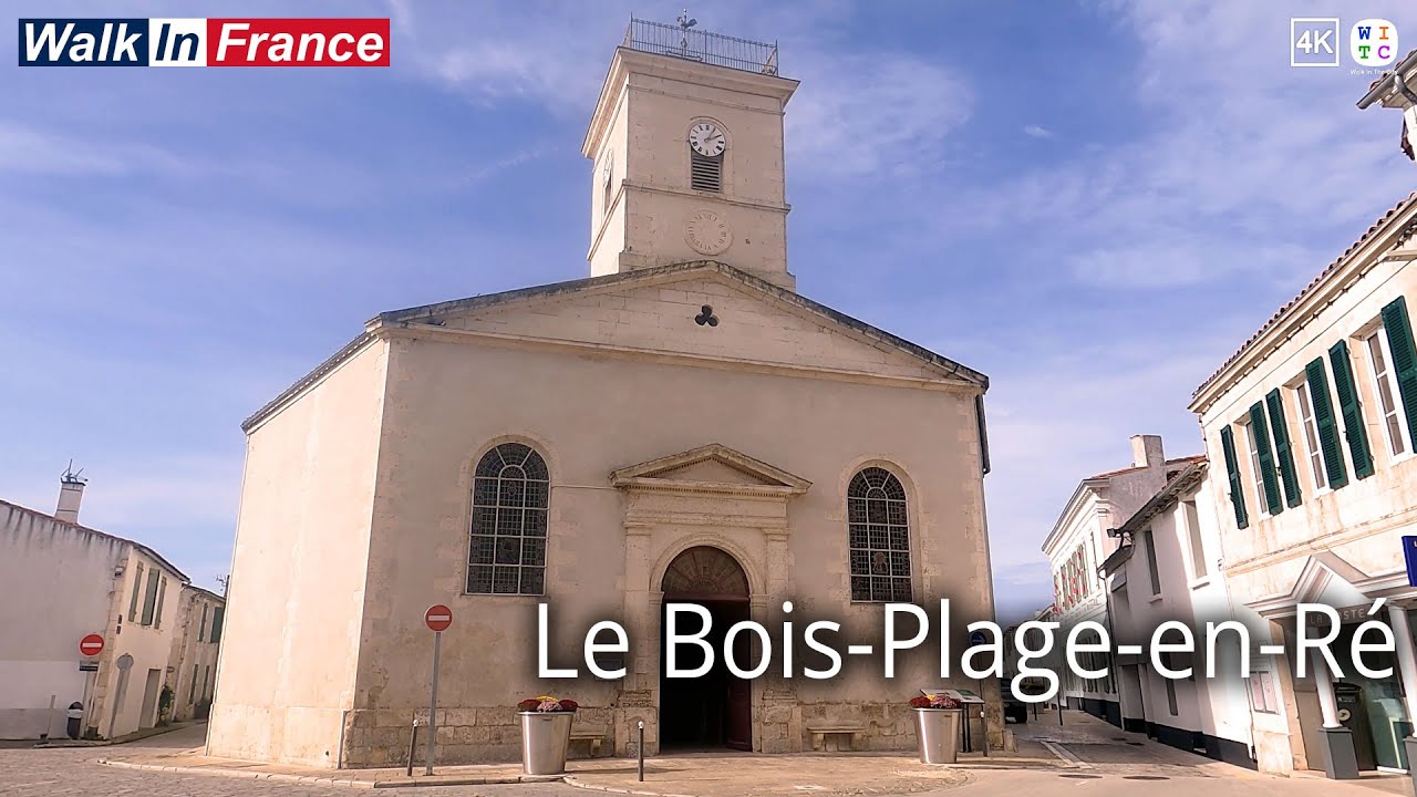 Le Bois-Plage-en-Ré (4K) | France Walking Tour