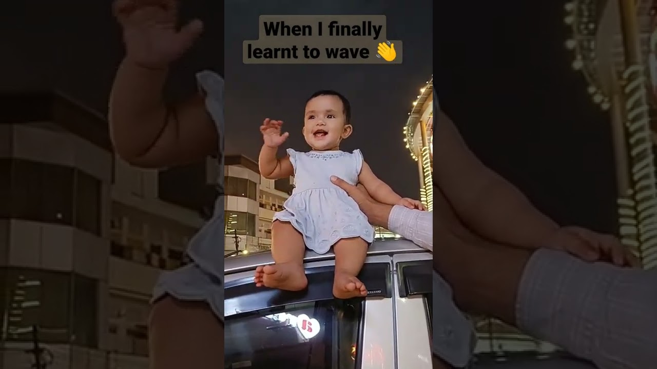 Baby waving 👋