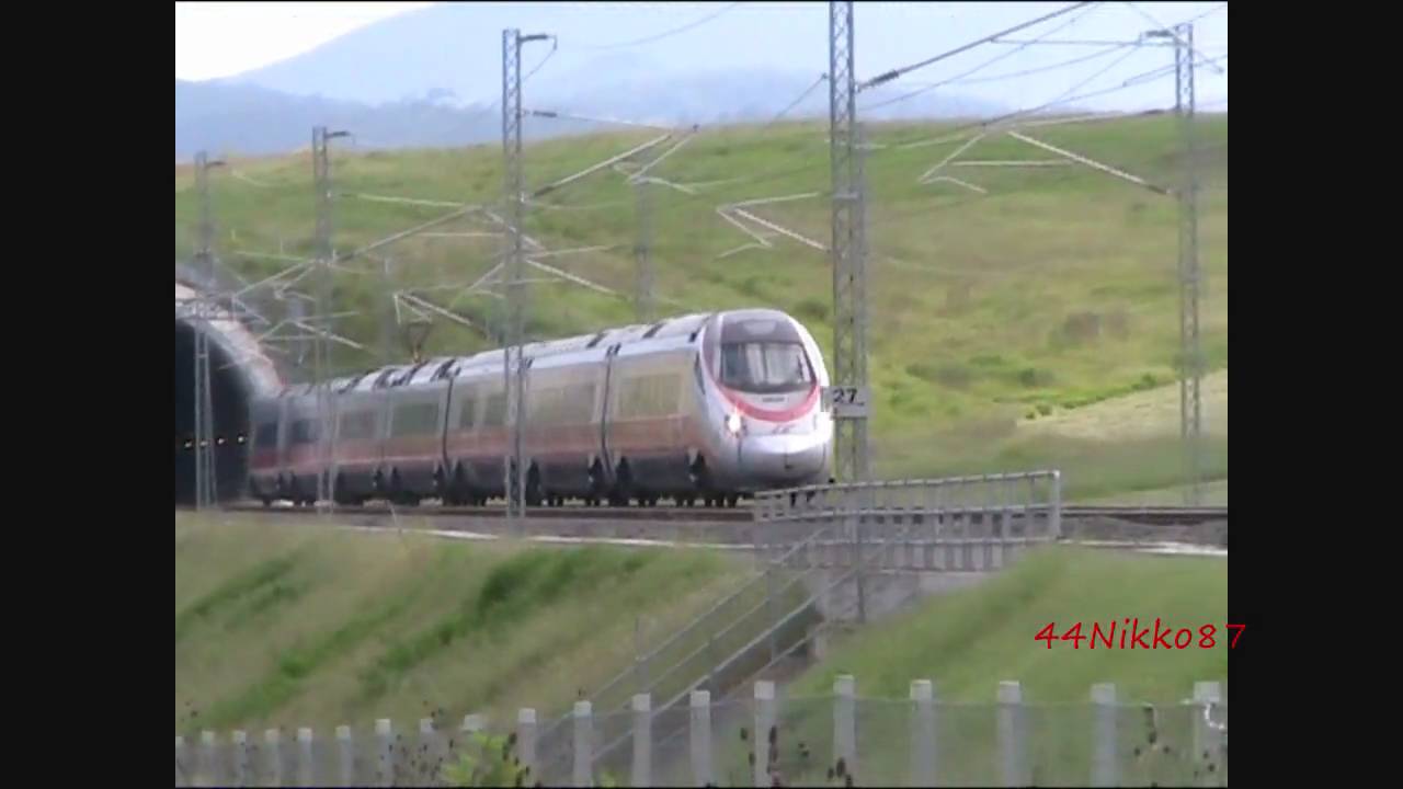 Alta Velocità Firenze - Bologna @ PCF km 28 - Le Frecce a 250/300km/h - 400° Video!!