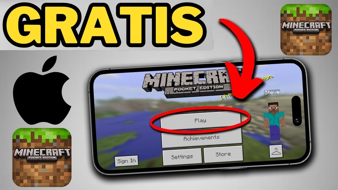 COME SCARICARE MINECRAFT GRATIS sul TELEFONO IOS E ANDROID nel 2026!😍GIOCARE A MINECRAFT DA TELEFONO