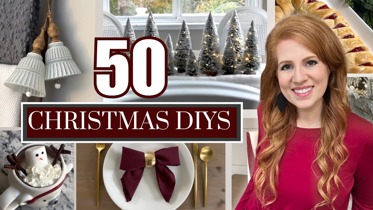 🎄 50 идей для рождественских поделок своими руками • Декор, идеи подарков и многое другое...