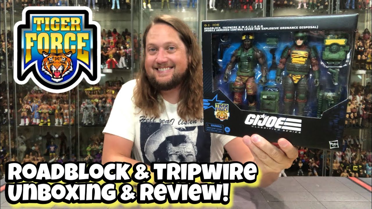 Roadblock & Tripwire GIJOE Classified Series Tigerforce Unboxing & Review!