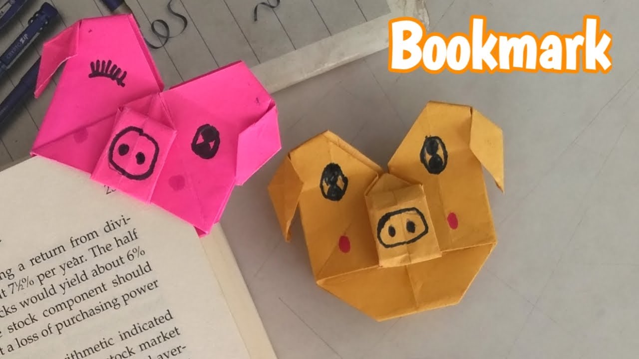 How to make pig bookmark | by Special Craft.