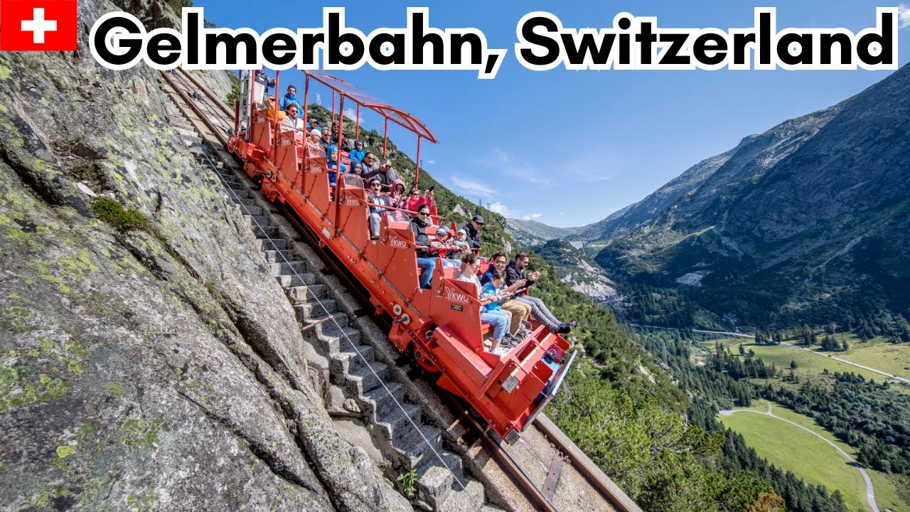 🇨🇭 Gelmerbahn Switzerland | Europe's Steepest Funicular | The Candid Explorers